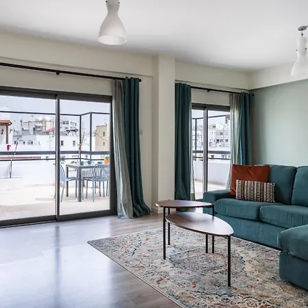 Elegant 2br Floor W/ Parking Apartment Engomi
